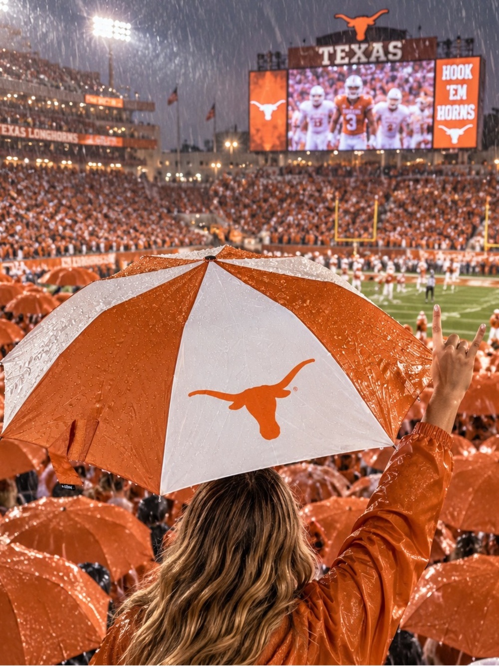 Totes - Texas Longhorns Sporty Two Tone Umbrella